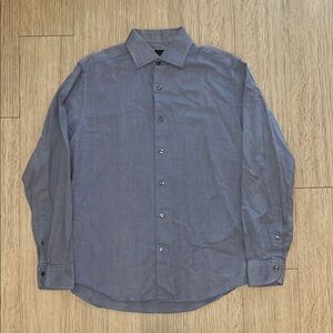 Black Saks Fifth Avenue Medium Men's Blue Shirt